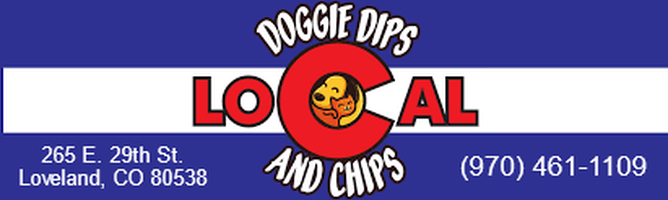 Doggie Dips and Chips 261 E. 29th St. Loveland, Co 80538 (970) 412-1227 Store Hours: Monday 9-6 Tuesday 10-7 Wednesday 9-5 Thursday 10-6 Friday 9-6 Saturday 9-6 Sunday 11-5 CLOSED ALL MAJOR HOLIDAYS Nail Trim Information: $12 pet pet Walk in service - No
